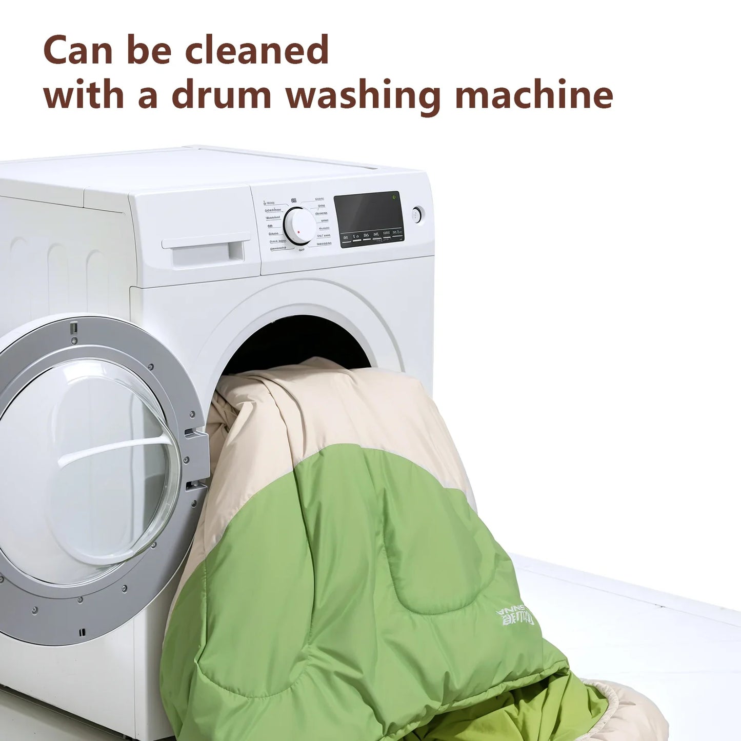 2kg Large Winter Sleeping Bag 120cm White