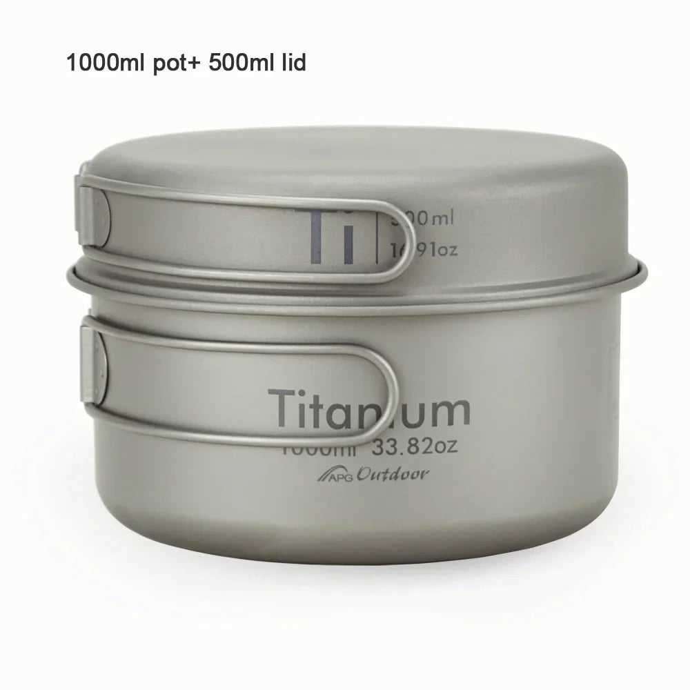 Titanium Pan Bowl Set 1000ml Grey