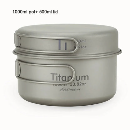 Titanium Pan Bowl Set 1000ml Grey