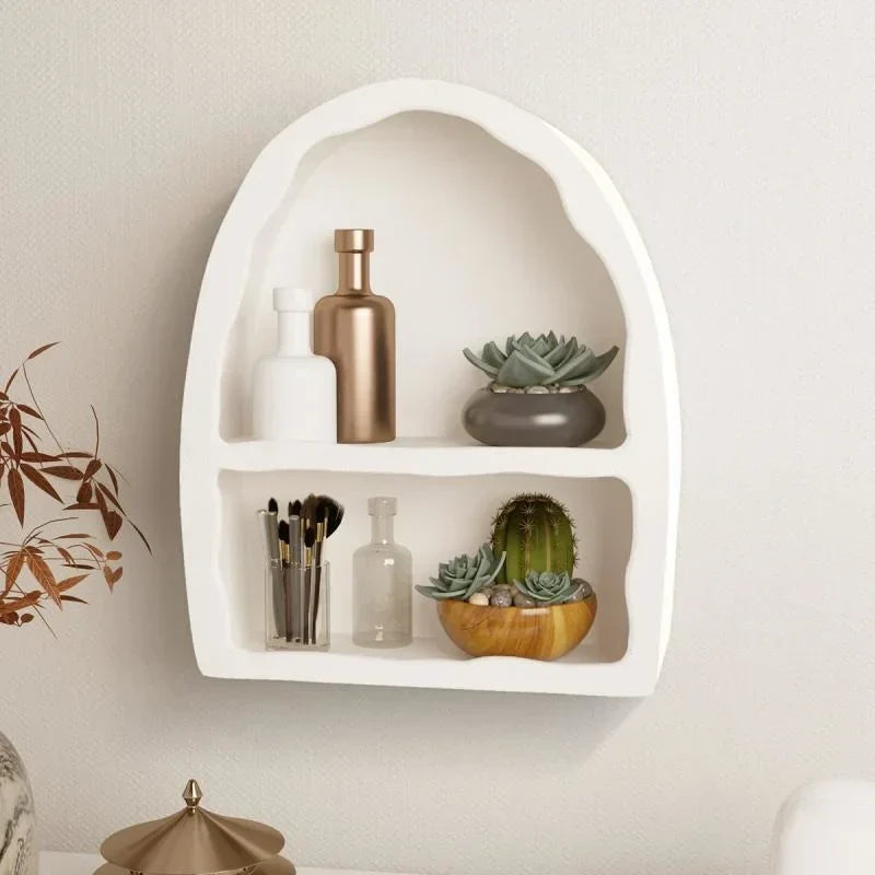 Nordic Arched Wall Cabinet: Stylish Living Room Storage