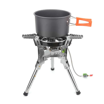 Camping Gas Stove 7400W High-Power Silver