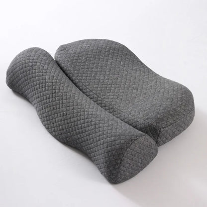 Orthopedic Memory Foam Cervical Pillow Therapy Cushion Dark Gray