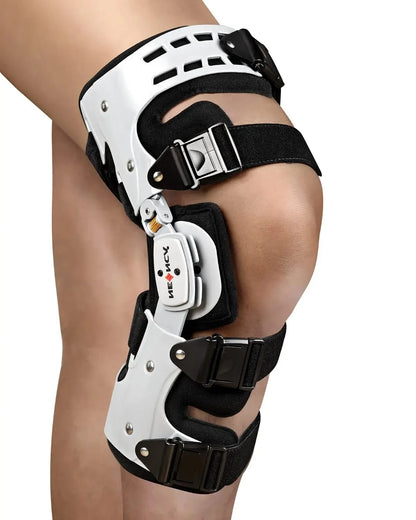 Medical Knee Brace Support Right Leg White