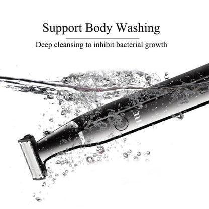 Rechargeable Electric One Blade Trimmer Hair Grooming Clipper Black