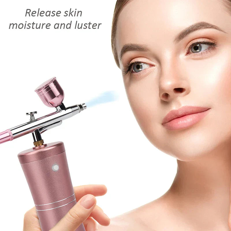 Spray Face Steamer - High Pressure, Moisturizing, Facial Pore Cleaner, Skin Care Airbrush