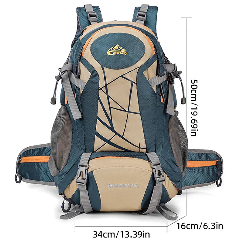 Climbing Camping Backpack Gear Storage Blue