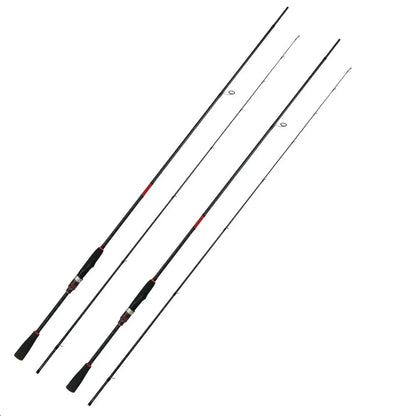 Inshore Squid Fishing Rod 2.59m Carbon Fast Action Rod Black