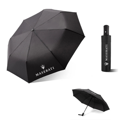 Portable Folding Car Umbrella–Automatic Sunshade Black