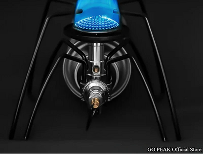 Spider Folding Camping Gas Stove Black