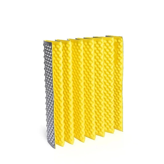Waterproof Foldable Camping Mat with Aluminum Film Portable Foam Yellow