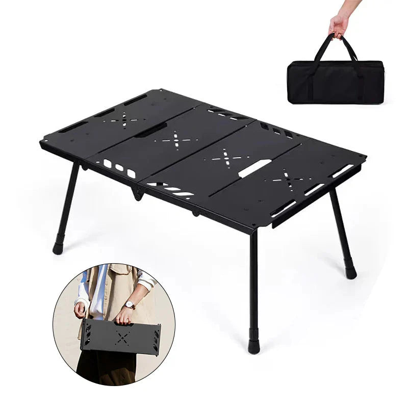 Tactical Folding Camping IGT-Compatible Table Black