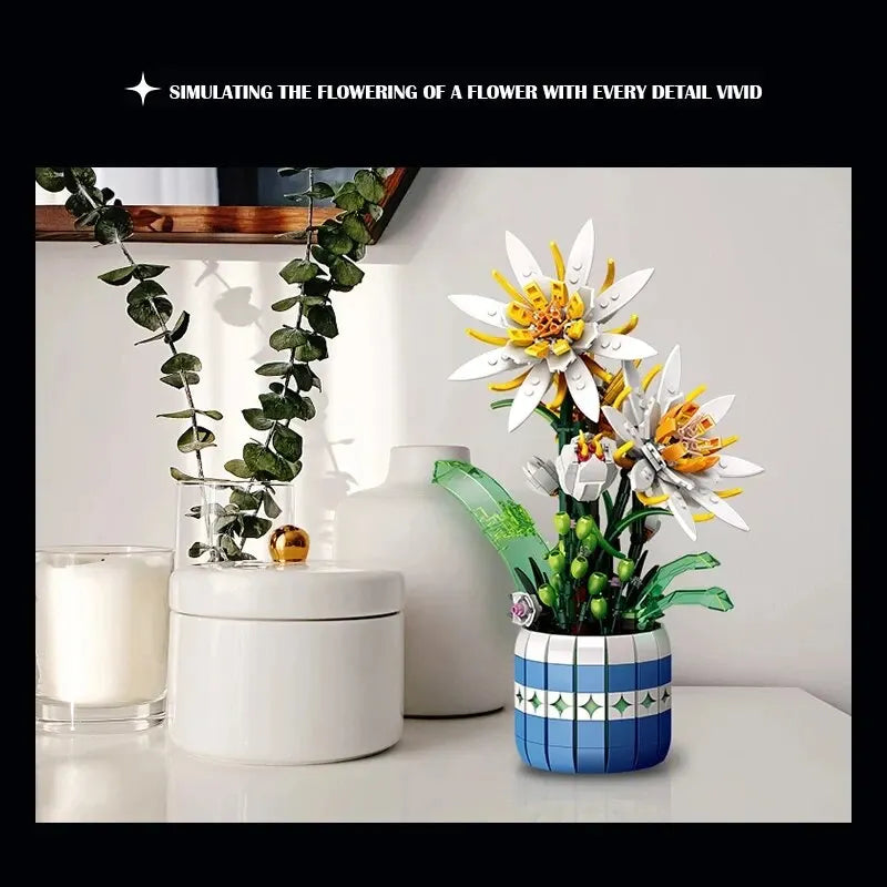 Flower Bonsai Building Blocks Epiphyllum Plant