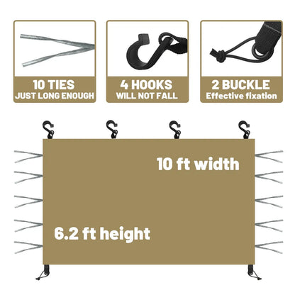 Canopy Sunwall Sidewall Gazebos Tent Waterproof