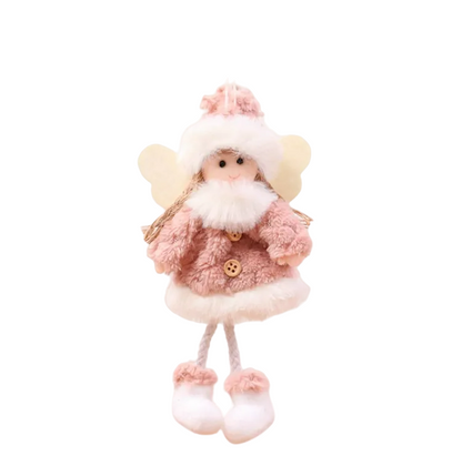 Angelic Beauty: Handcrafted Christmas Doll Ornament