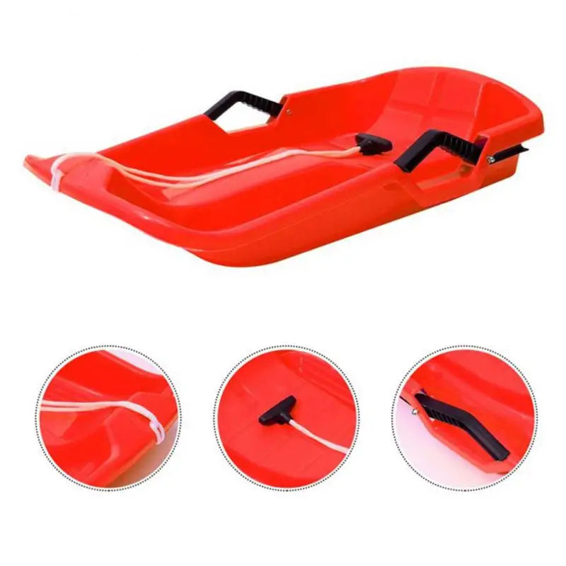 Solid Snow Sled – Durable Snow Speeder with Pull Rope
