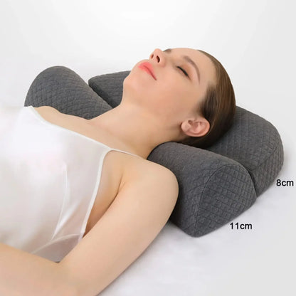 Orthopedic Memory Foam Cervical Pillow Therapy Cushion Dark Gray