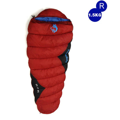 Thickened Sleeping Bag Mommy Style Red