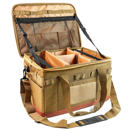 30L Camping Organizer  Storage Bag Khaki