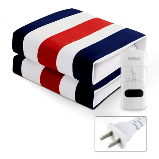 Electric Blanket with Striped Printing