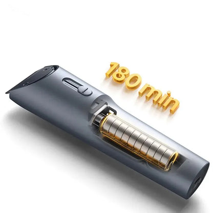 Upgraded Wireless Hair Clipper & Electric Shaver Professional Barber Cutter Grey