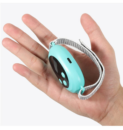 Microcurrent EMS Sleep Aid Device Palm Pulse Massager Blue