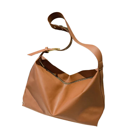 Vintage PU Leather Pillow Handbag Shoulder Crossbody Bag