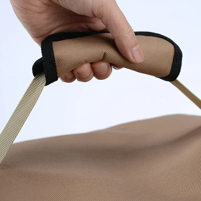 Camping Stove Gas Tank Storage Bag Khaki