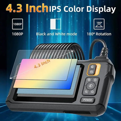 Industrial Endoscope Camera 4.3-inch IPS Display (1080P )