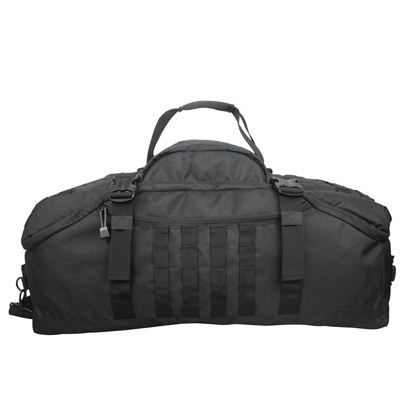Tactical Molle Sport Travel Duffel Bag Black