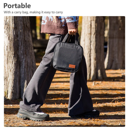 3500W Split Camping Gas Stove High Firepower Cassette Burner White