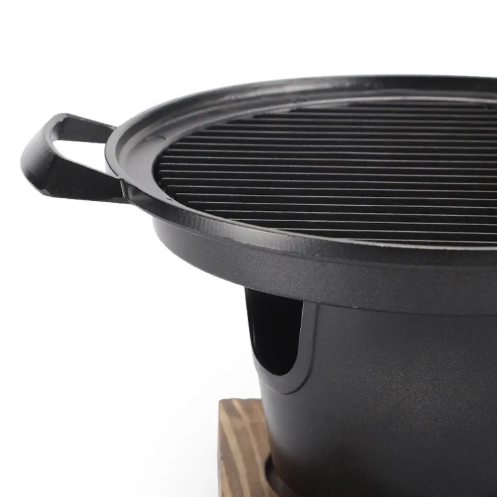 Detachable Camping Alcohol Stove Black