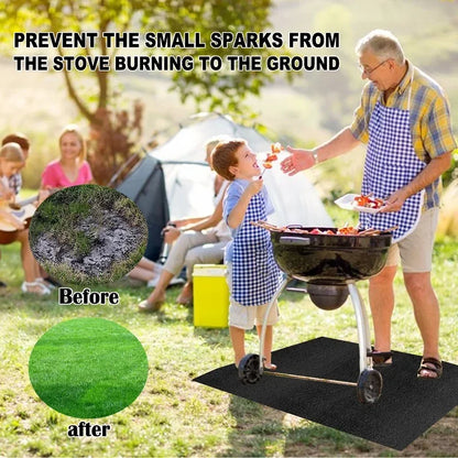 Under Grill Mat Fireproof Fire Pit