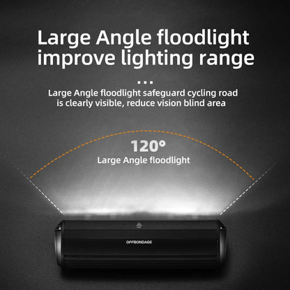 Bicycle Light Front 2600 Lumen USB Rechargeable Waterproof