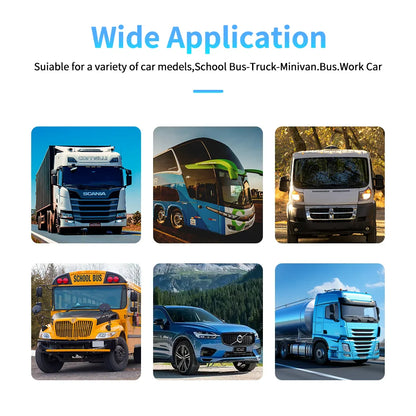 Universal 1080P Rear View Camera AHD 4 Pin 2.5mm HD Black