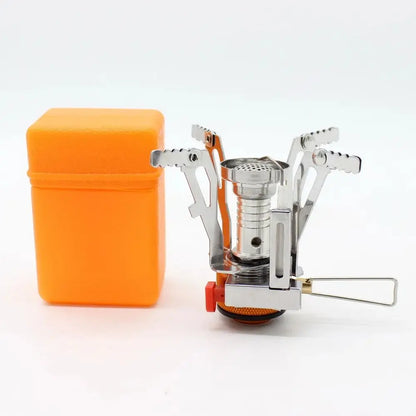 3000W Foldable Camping Gas Stove Silver