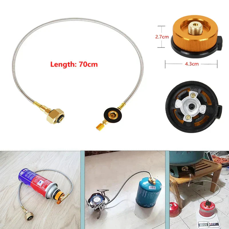 Outdoor Gas Stove Cylinder Refill Adapter