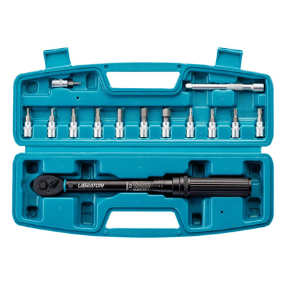 14-Piece Bike Torque Wrench Set Blue
