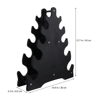 Triangle Fitness Rack - Dumbbell & Kettlebell Storage Stand