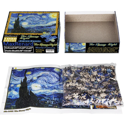 1000 Pieces Jigsaw Puzzle for Van Gogh Starry Night