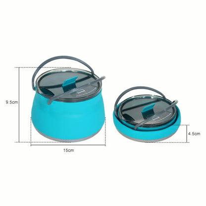 Silicone Folding Kettle Portable Boiling Water Po