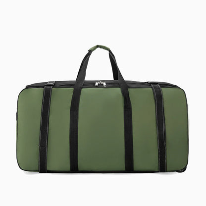 Wheeled Outdoor Travel Storage Bag Green