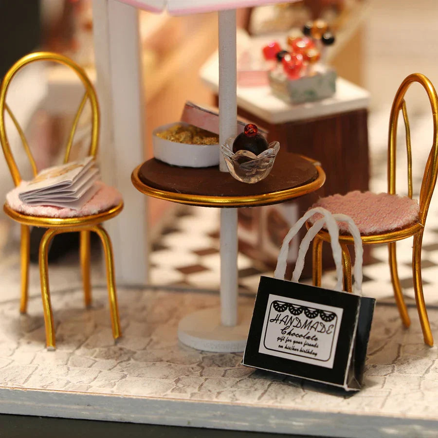 DIY 3D Shop Puzzle Mini House Assembly Kit