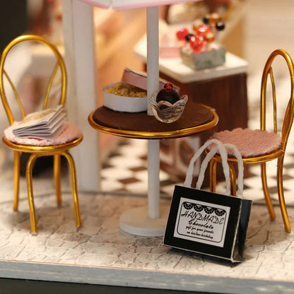 DIY 3D Shop Puzzle Mini House Assembly Kit