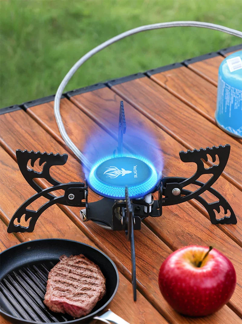 Folding 3800W UFO Camping Stove Black