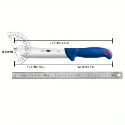 3-Piece Stainless Steel Boning Knife Set Precision Kitchen Knives Blue