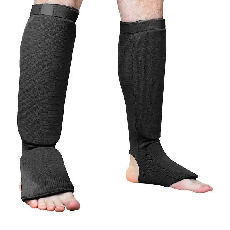 Muay Thai & Kickboxing Shin Guards with Ankle Protection