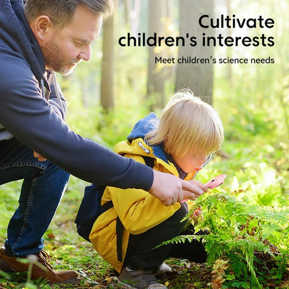 Kids Handheld Digital Microscope 500x with HD Display