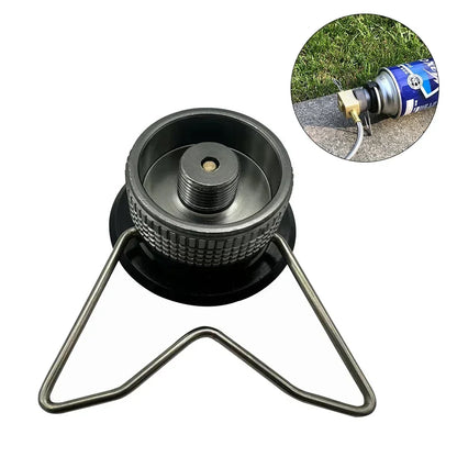 Butane Cartridge Head Conversion Adapter with Bracket