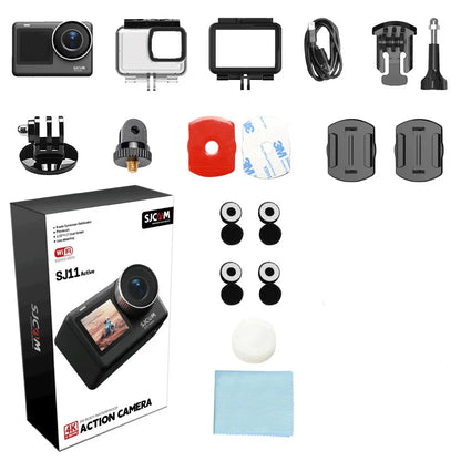 4K Sports Action Camera Active HDR Video Black