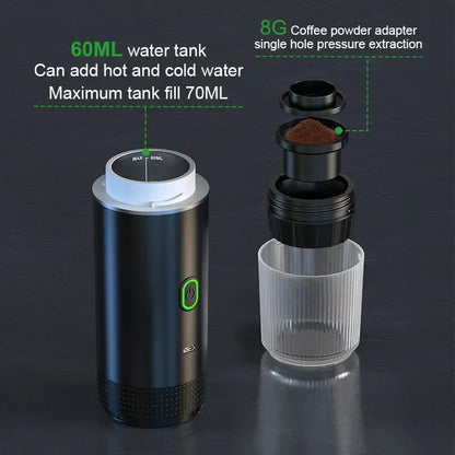 Wireless Portable Espresso Coffee Machine for Travel & Home